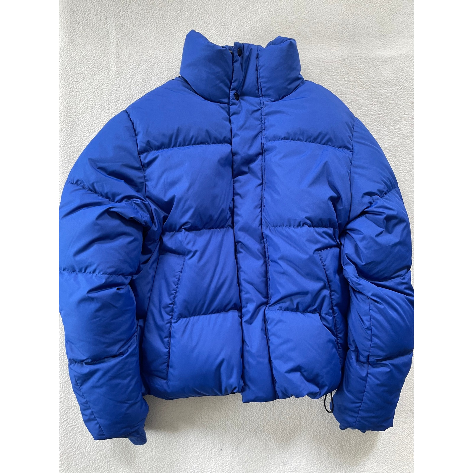Banana Republic Puffer Jacket Mens Medium Blue Down Water Resistant 461042 Gorp